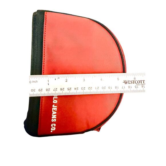 Vintage Polo Jeans Co. Authentic Dry Goods Red Small Case/Makeup Bag - Picture 8 of 8